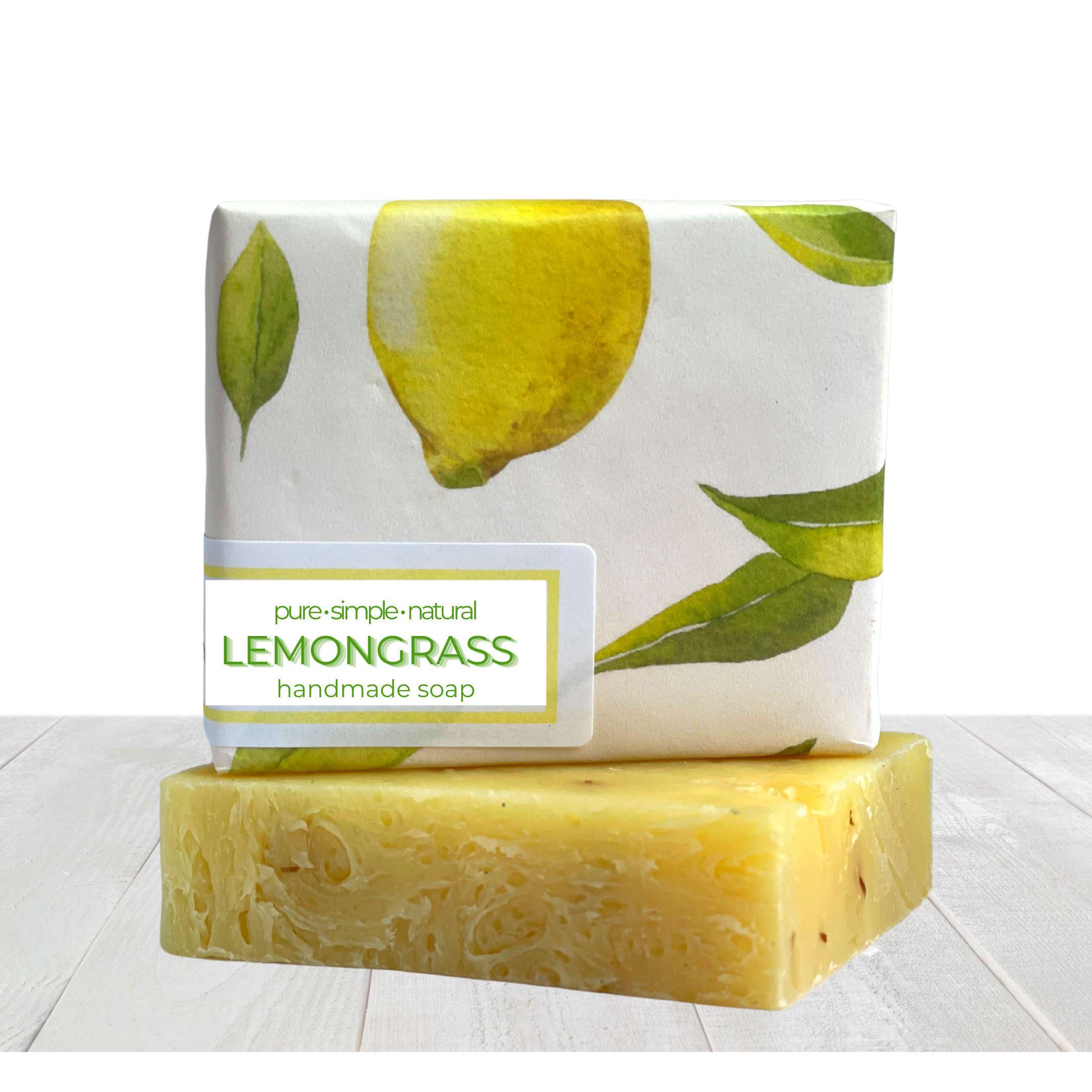 Lemongrass Soap Bar & Soap Saver Sack