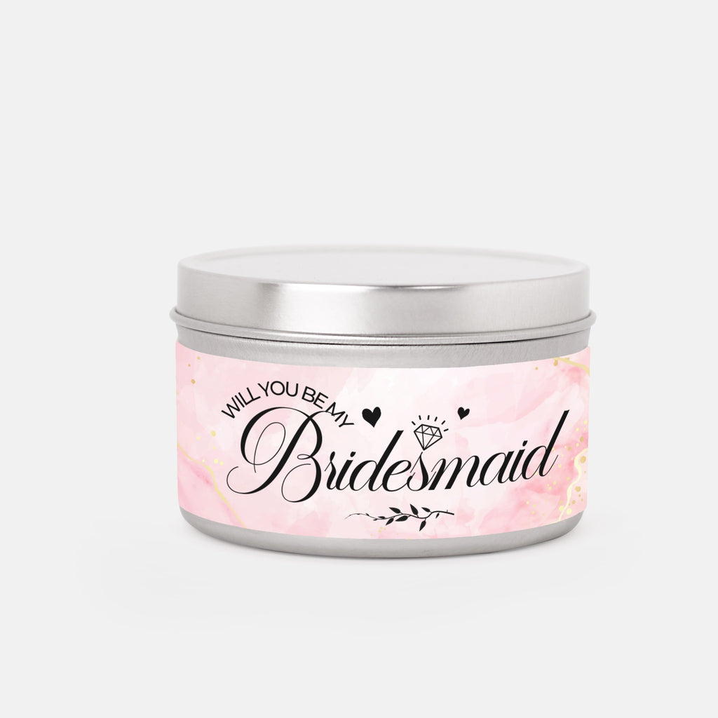 Bridesmaids Proposal Candle - Personalized Soy Candles