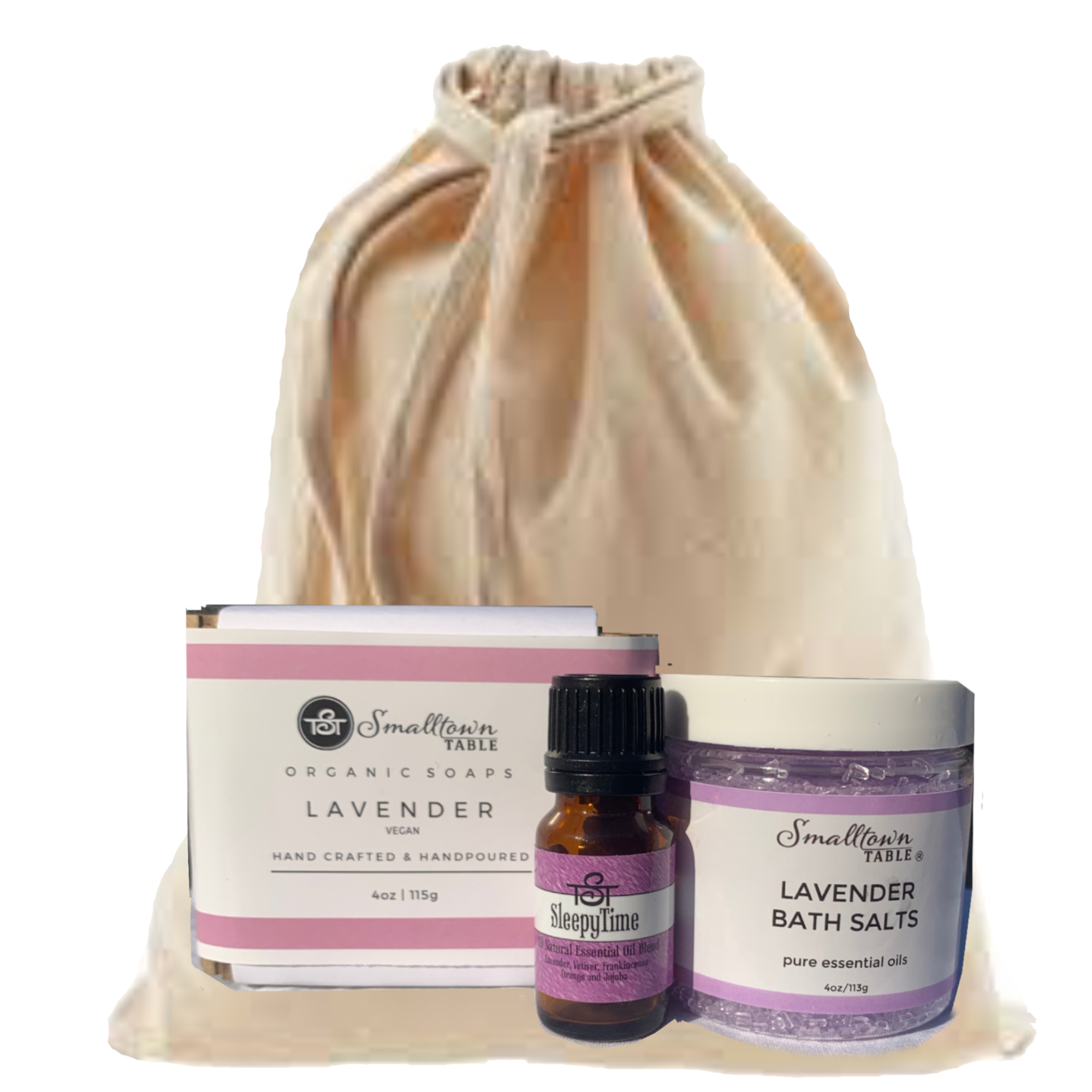 Lavender Sleep Gift Set - Stress Relief in a Bag